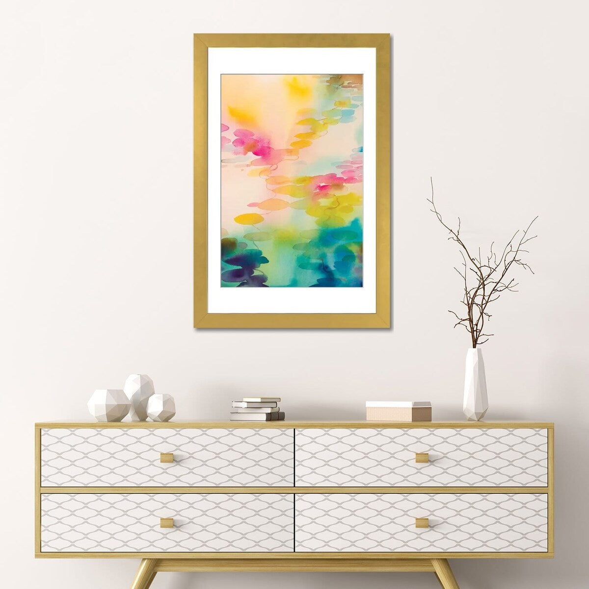 iCanvas "Reflections On Water III" by Helen Wells