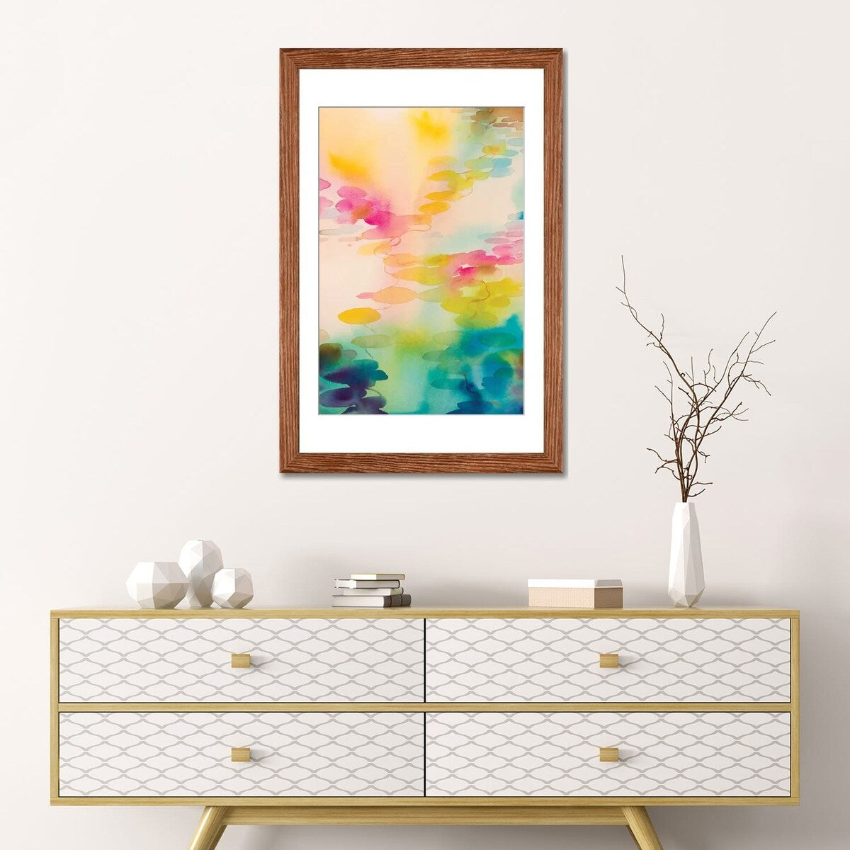 iCanvas "Reflections On Water III" by Helen Wells