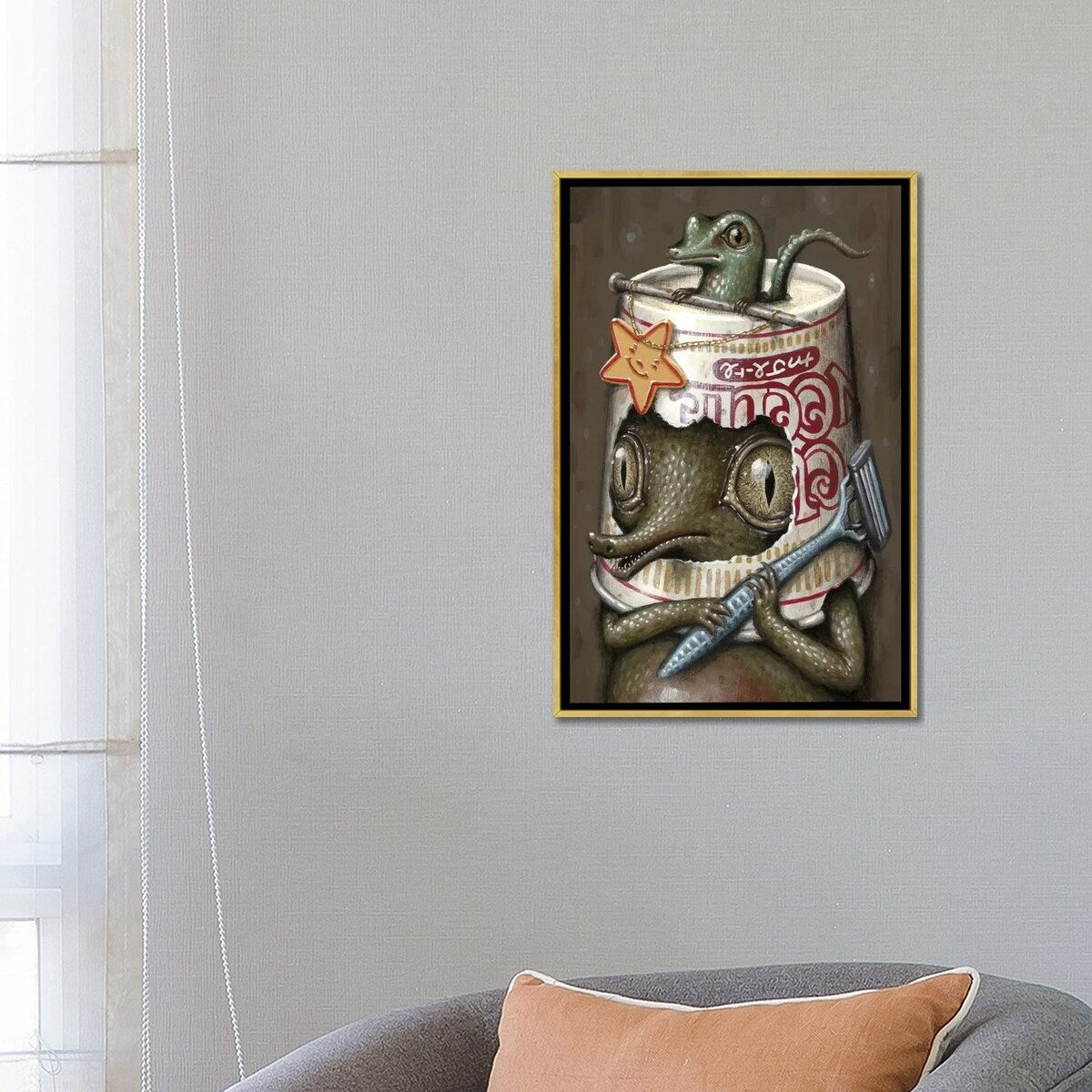 iCanvas "Refusuffix VI" by Jason Limon Framed Canvas Print