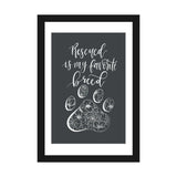 iCanvas "Rescued Is My Favorite Breed Gray" by Katie Bryant