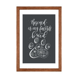iCanvas "Rescued Is My Favorite Breed Gray" by Katie Bryant