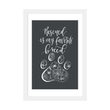 iCanvas "Rescued Is My Favorite Breed Gray" by Katie Bryant