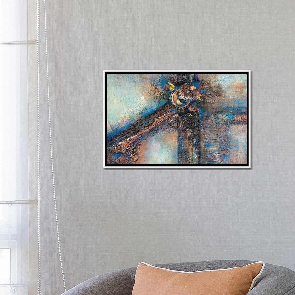 iCanvas "Resurgence III" by Kat Jaeger Framed