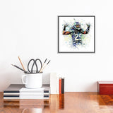 iCanvas "Richard Sherman" by Katia Skye Framed Canvas Print