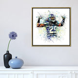iCanvas "Richard Sherman" by Katia Skye Framed Canvas Print