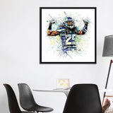 iCanvas "Richard Sherman" by Katia Skye Framed Canvas Print