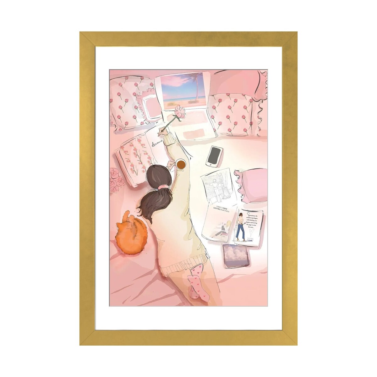 iCanvas "Rose Dreams" by Heather Stillufsen