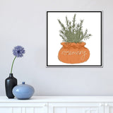 iCanvas "Rosemary" by Vicky Yorke Framed