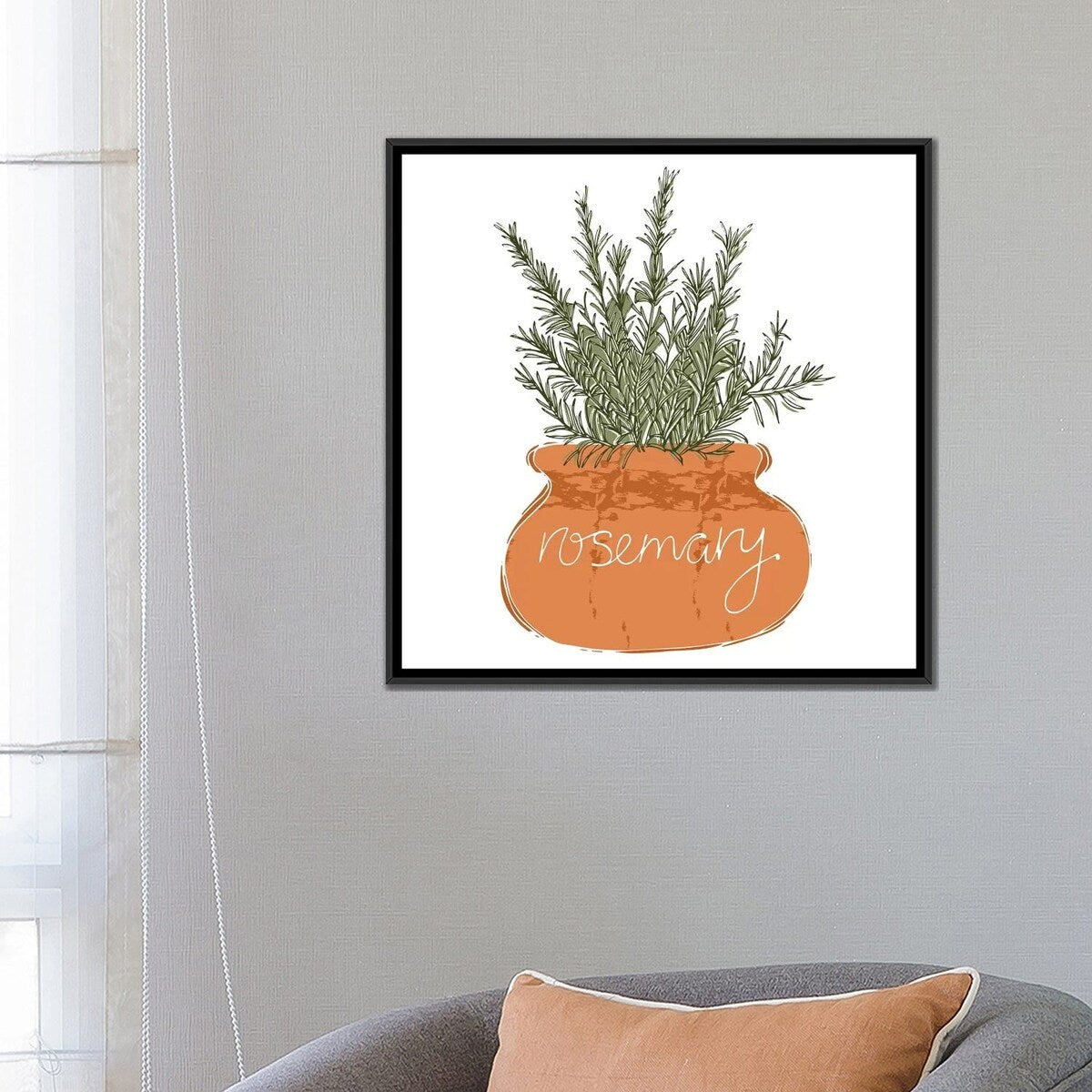 iCanvas "Rosemary" by Vicky Yorke Framed