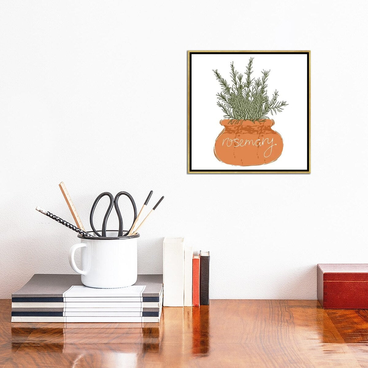 iCanvas "Rosemary" by Vicky Yorke Framed