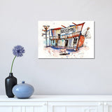 iCanvas "Route 66 Series Oatman Theatre" by A & A Arthappy Canvas Print