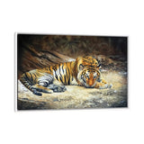 iCanvas "Royal Bengal Tigers Realm" by Julian Wheat Framed