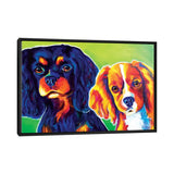 iCanvas "Saffy And Duck" by DawgArt Framed Canvas Print