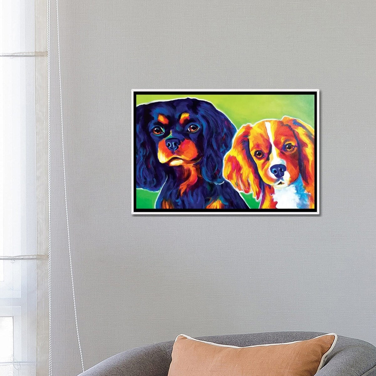 iCanvas "Saffy And Duck" by DawgArt Framed Canvas Print