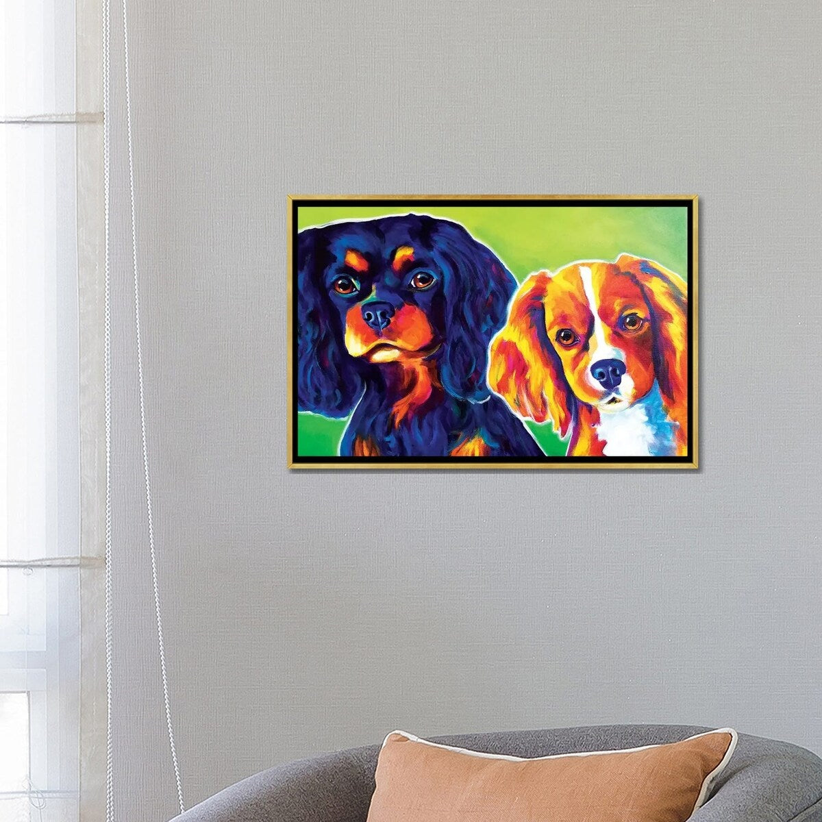 iCanvas "Saffy And Duck" by DawgArt Framed Canvas Print