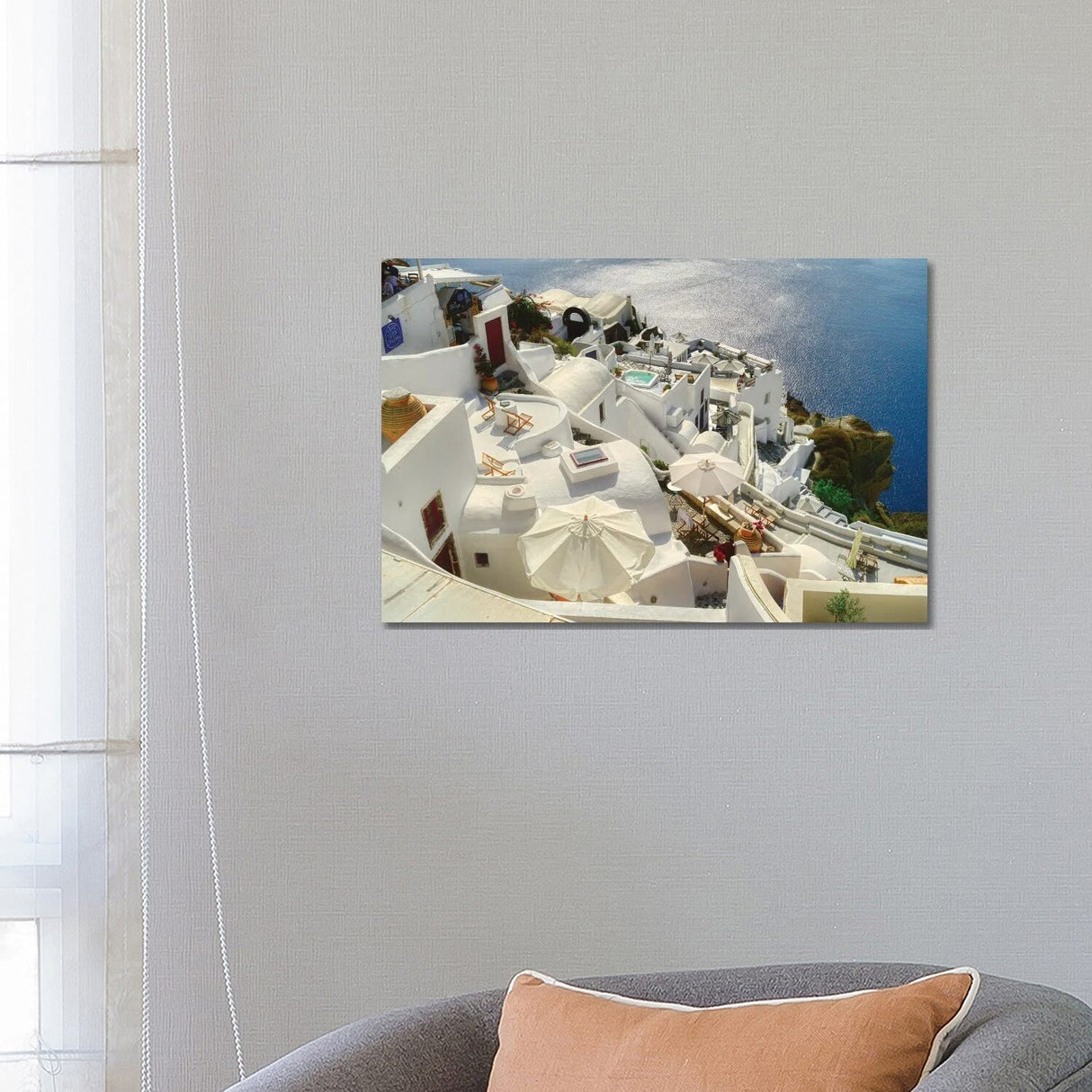 iCanvas "Santorini Oia Greece" by Zoe Schumacher Canvas Print