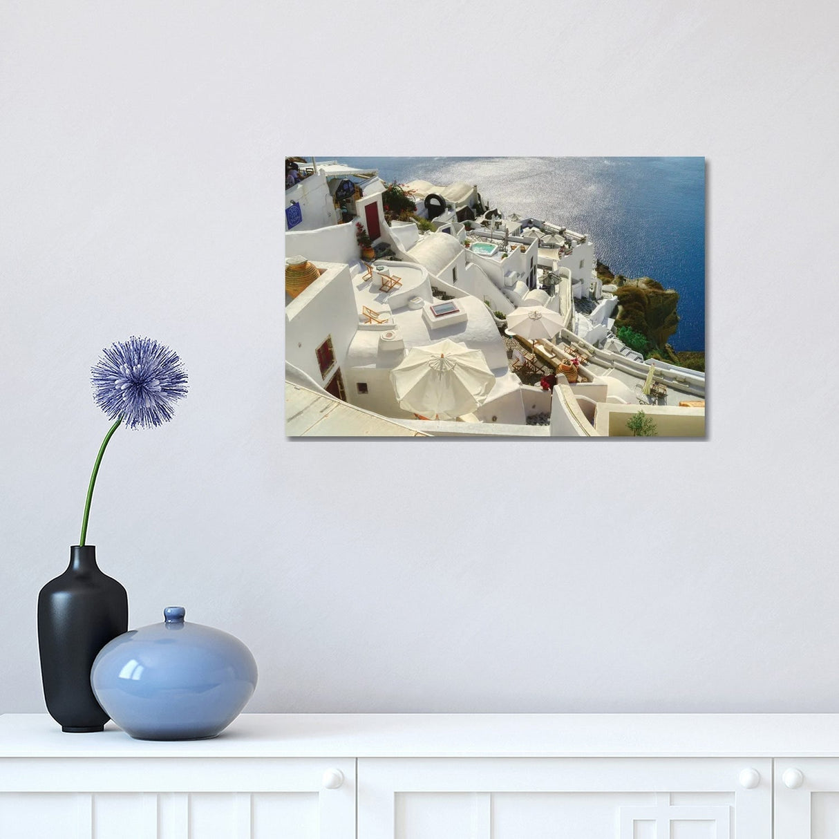 iCanvas "Santorini Oia Greece" by Zoe Schumacher Canvas Print