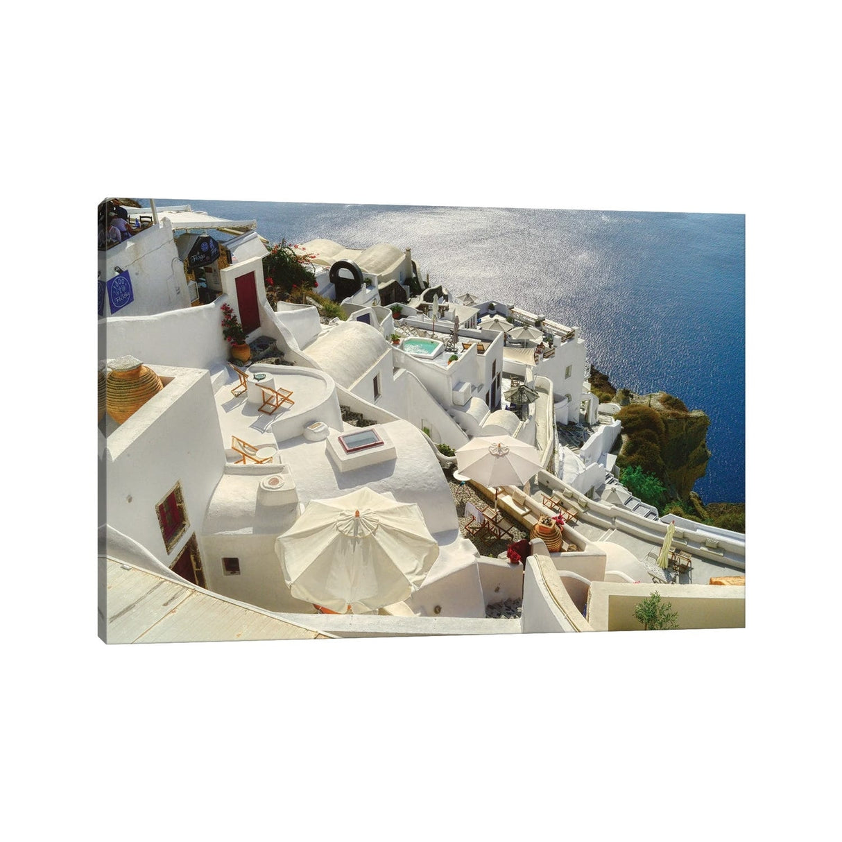 iCanvas "Santorini Oia Greece" by Zoe Schumacher Canvas Print