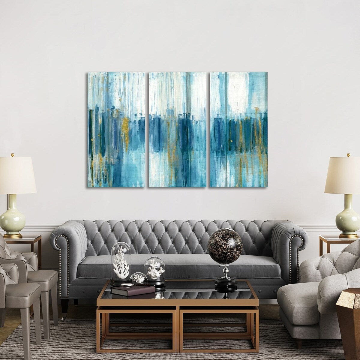 iCanvas "Saturnia" by Susan Jill 3-Piece Canvas Wall Art Set