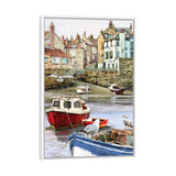 iCanvas "Seagull Harbour" by The Macneil Studio Framed