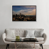 iCanvas "Seattle Cityscape" by Sean Marier Framed