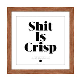iCanvas "Sh-t Is Crisp" by The Maisey Design Shop