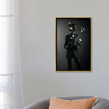 iCanvas "She Is Black She Is A Flower II" by Morgan Otagburuagu Framed