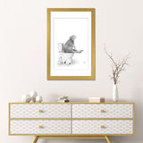 iCanvas "Sheep On The Toilet" by Printable Lisa's Pets