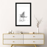 iCanvas "Sheep On The Toilet" by Printable Lisa's Pets