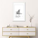 iCanvas "Sheep On The Toilet" by Printable Lisa's Pets