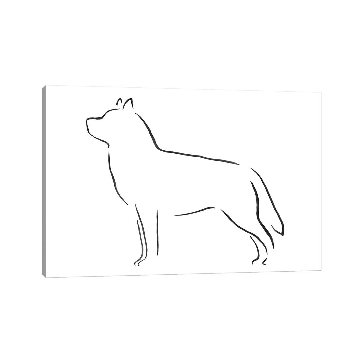 iCanvas "Siberian Huskie" by Lesley Bishop Canvas Print