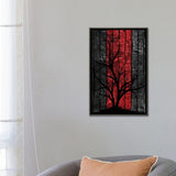 iCanvas "Silhouette Tree" by Johan Marais Framed