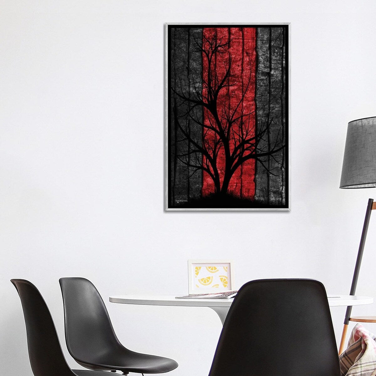 iCanvas "Silhouette Tree" by Johan Marais Framed