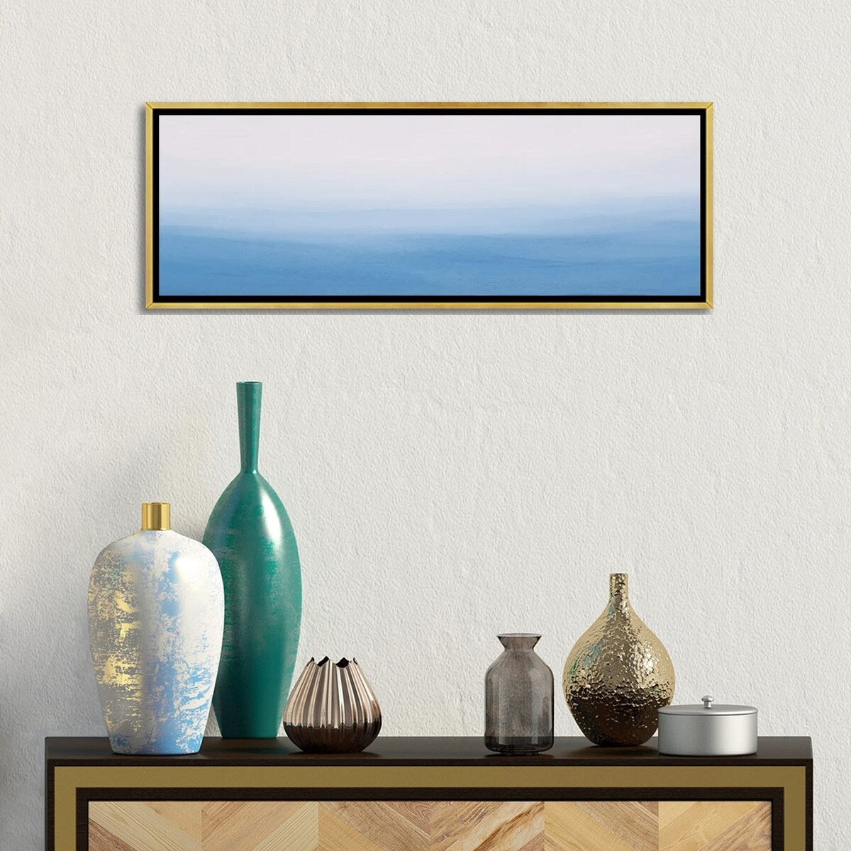 iCanvas "Sky Abstraction" by Sofiia Karimova Framed Canvas Print