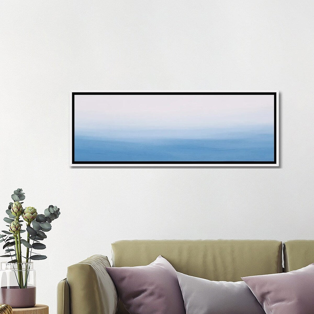 iCanvas "Sky Abstraction" by Sofiia Karimova Framed Canvas Print