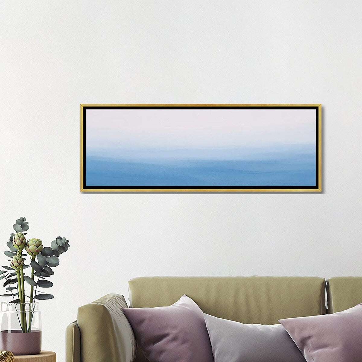 iCanvas "Sky Abstraction" by Sofiia Karimova Framed Canvas Print