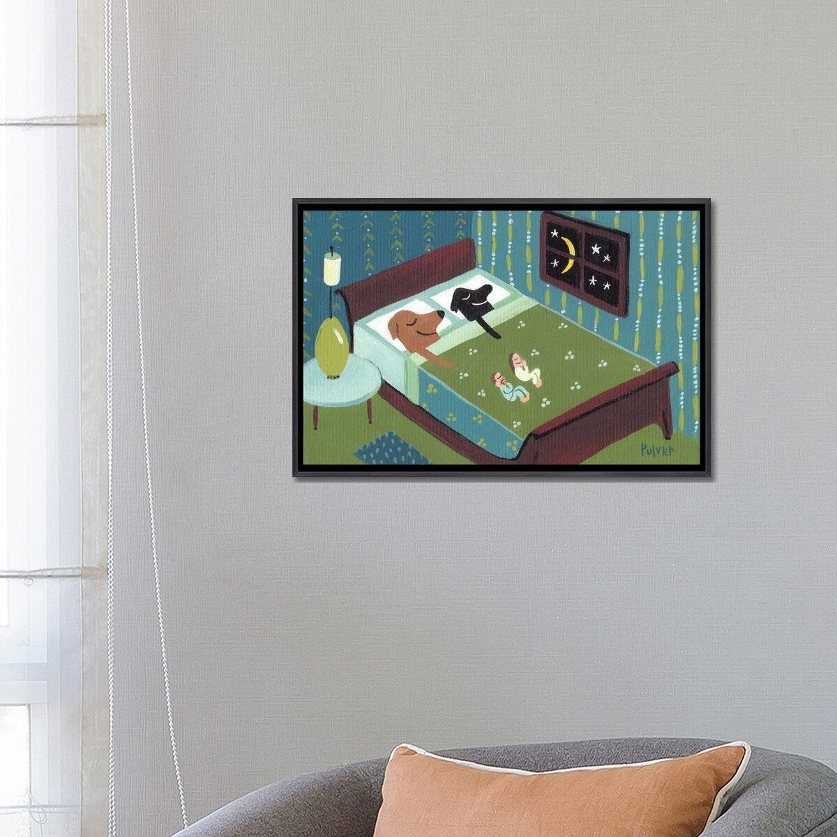 iCanvas "Sleepy Time" by Sara Pulver Framed