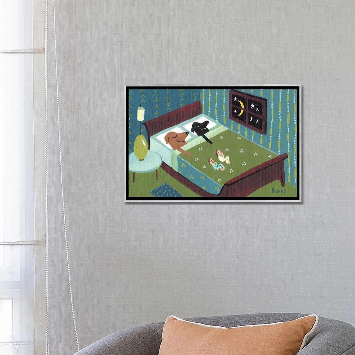 iCanvas "Sleepy Time" by Sara Pulver Framed