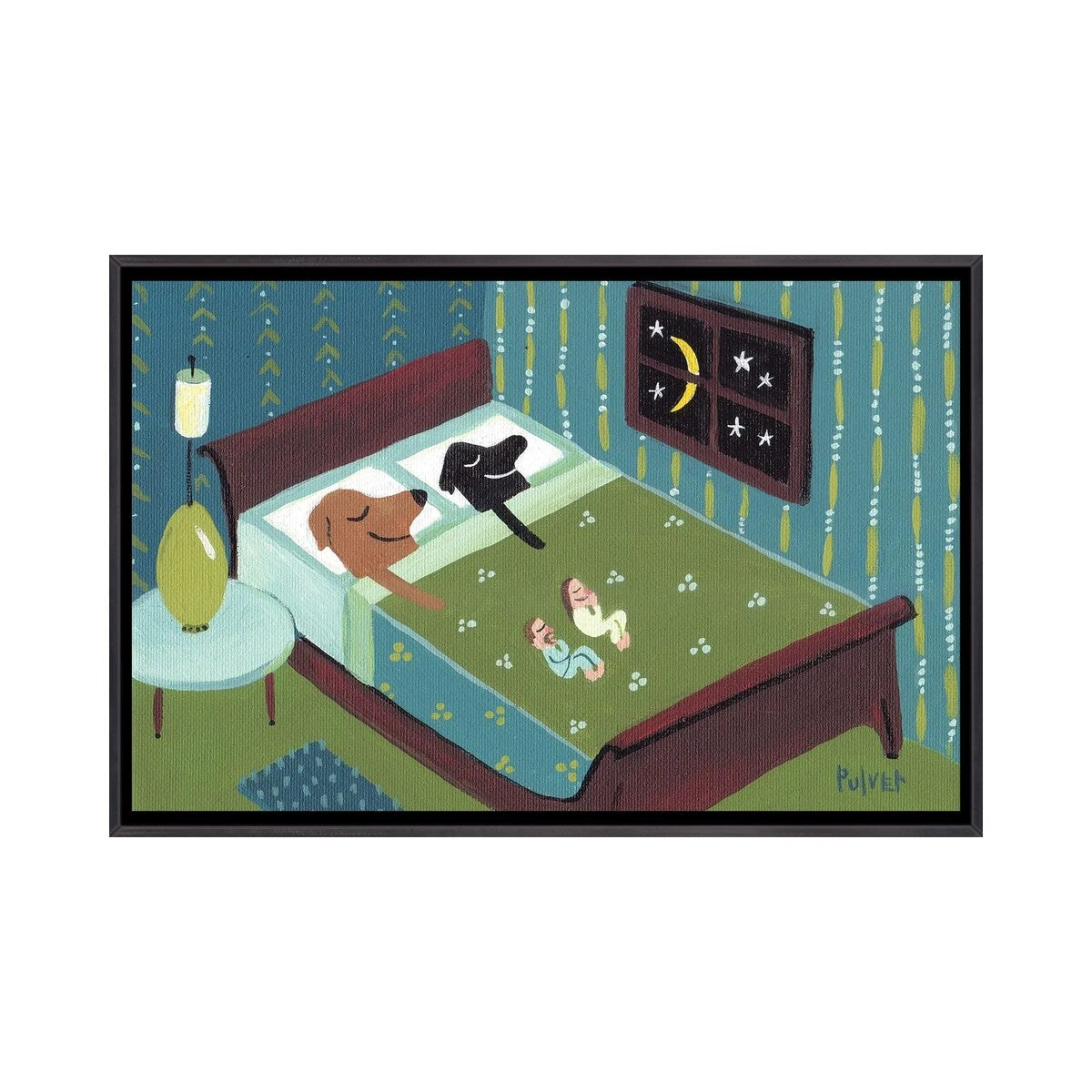 iCanvas "Sleepy Time" by Sara Pulver Framed