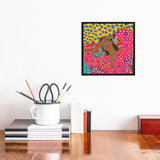 iCanvas "Space Girl" by BrushBound Framed Canvas Print