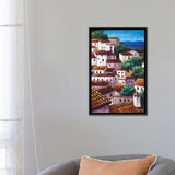 iCanvas "Spanish Village" by Candy Mayer Framed Canvas Print