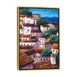 iCanvas "Spanish Village" by Candy Mayer Framed Canvas Print