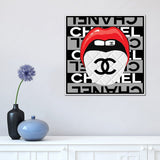 iCanvas "Speak To Me With Chanel" by Studio One Framed Canvas Print