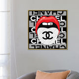 iCanvas "Speak To Me With Chanel" by Studio One Framed Canvas Print