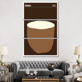 iCanvas "State Posters ID" by Print Collection 3-Piece Canvas Wall Art Set