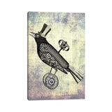 iCanvas "Steampunk Crow" by Fab Funky Canvas Print