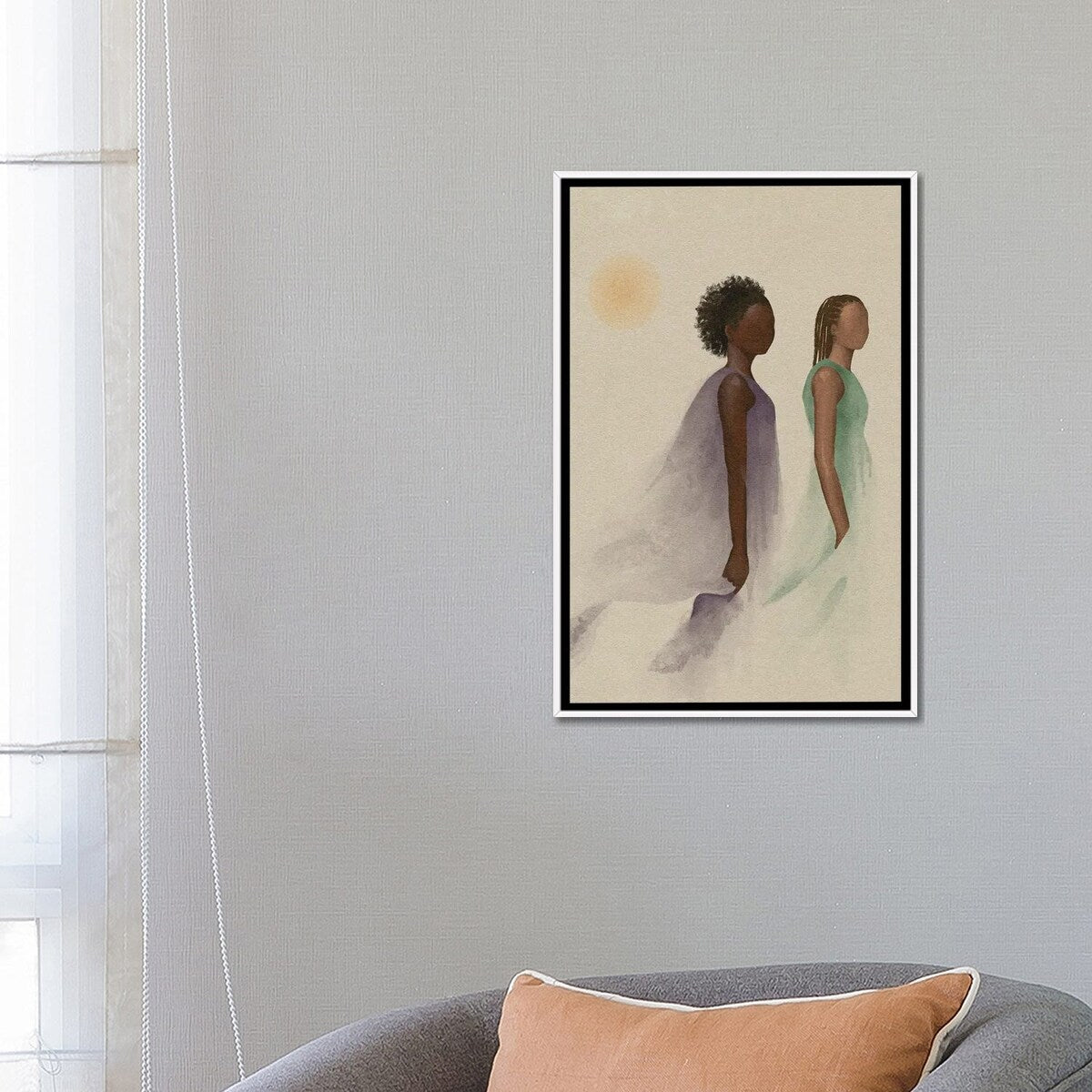 iCanvas "Stepping Into Purpose" by Helina Ekanem Framed