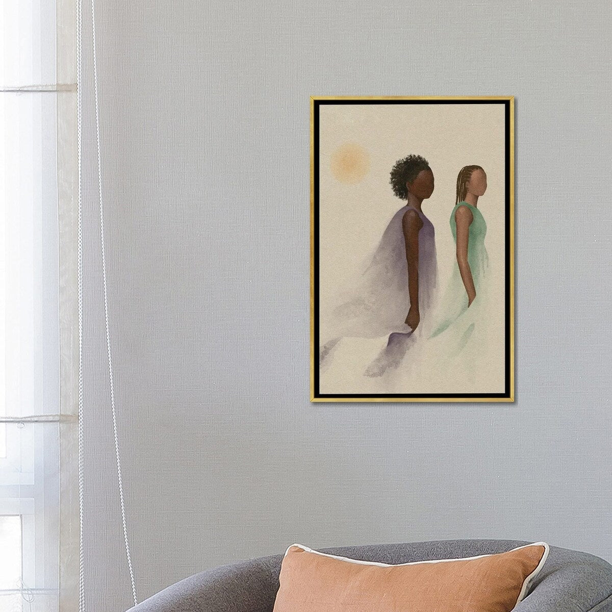 iCanvas "Stepping Into Purpose" by Helina Ekanem Framed