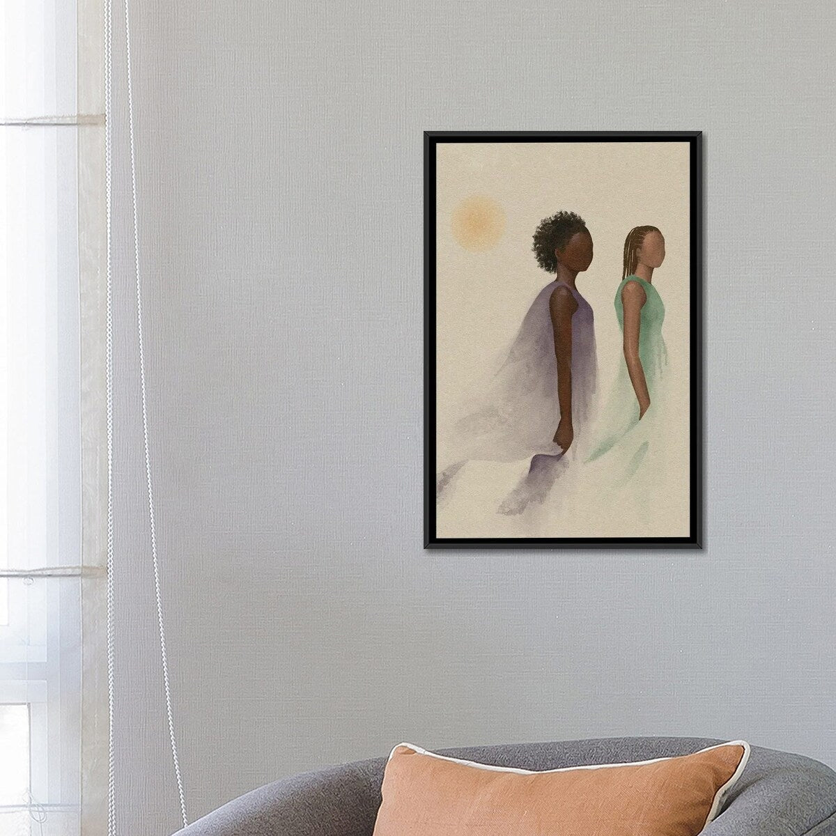 iCanvas "Stepping Into Purpose" by Helina Ekanem Framed