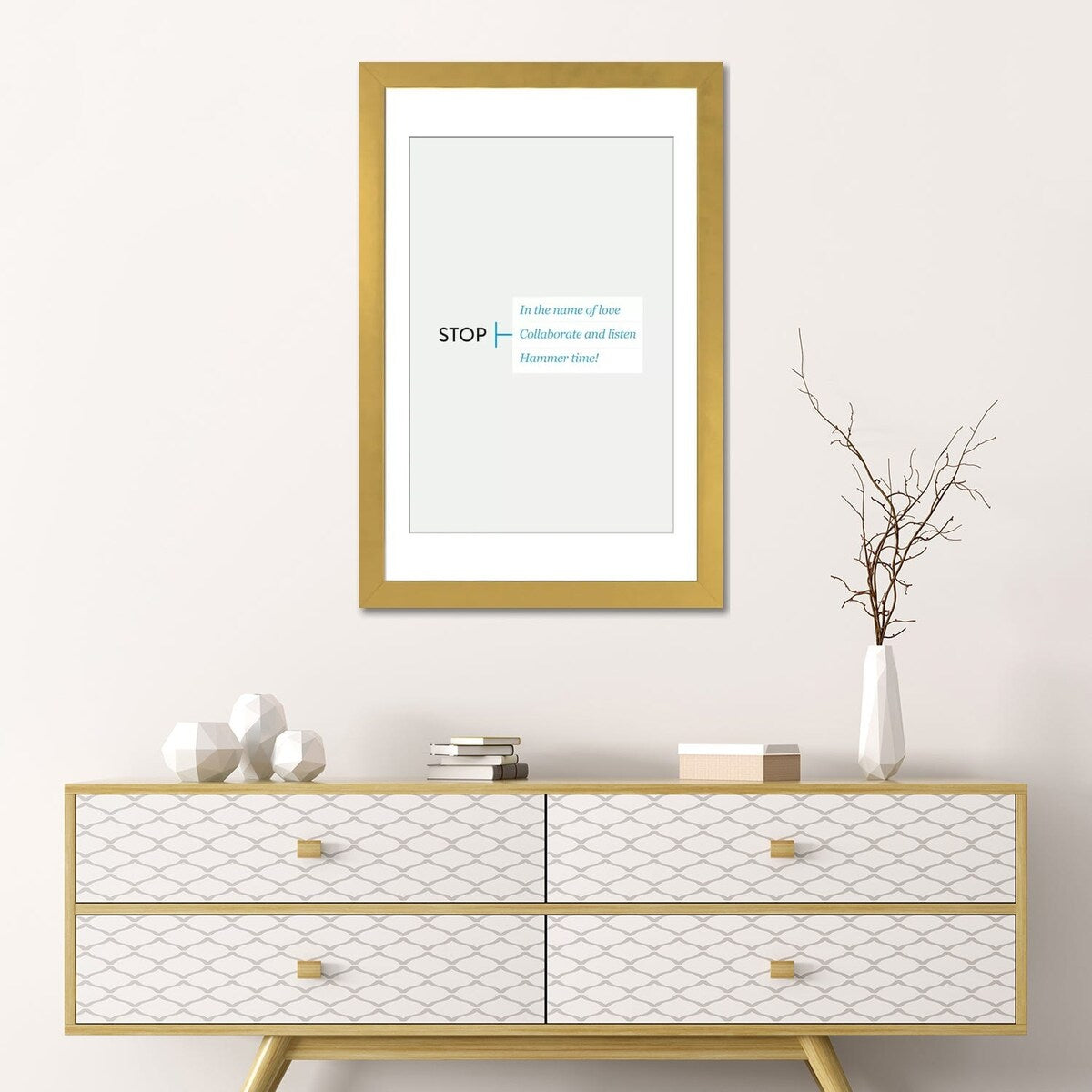 iCanvas "Stop" by Stephen Wildish
